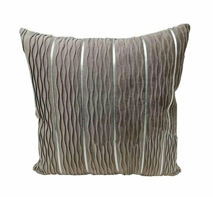Cushion Cover Crumble Velvet - Grey | Soft and Luxurious Decorative Pillow Cover