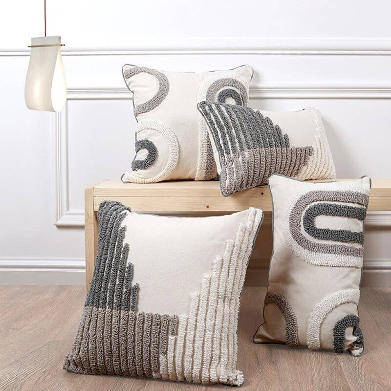 Cushion Cover Bohemian Grey - Nala | Stylish and Cozy Home Decor