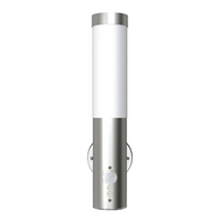 Stainless Steel Wall Lights with Motion Detector - Set of 2