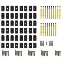 vidaXL WPC Decking Boards with Accessories 40 m² 2.2 m Brown