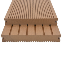 vidaXL WPC Solid Decking Boards with Accessories 20 m² - Teak