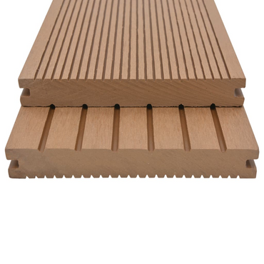 vidaXL WPC Solid Decking Boards with Accessories 20 m² - Teak