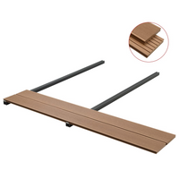 vidaXL WPC Solid Decking Boards with Accessories 20 m² - Teak