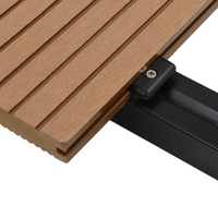 vidaXL WPC Solid Decking Boards with Accessories 20 m² - Teak