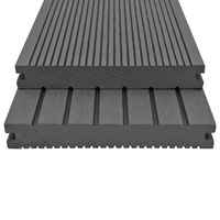 vidaXL WPC Solid Decking Boards with Accessories - Grey