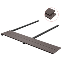 vidaXL WPC Solid Decking Boards with Accessories 30m² 2.2m Dark Brown - Upgrade Your Outdoor Space