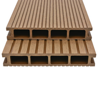 vidaXL WPC Hollow Decking Boards with Accessories - 30 m², 2.2 m Teak | Durable & Stylish Outdoor Deck