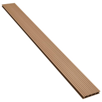 vidaXL WPC Hollow Decking Boards with Accessories - 30 m², 2.2 m Teak | Durable & Stylish Outdoor Deck