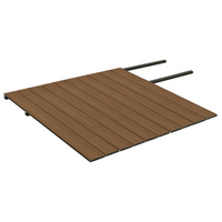 vidaXL WPC Decking Boards with Accessories Brown and Grey 20 m² 2.2 m