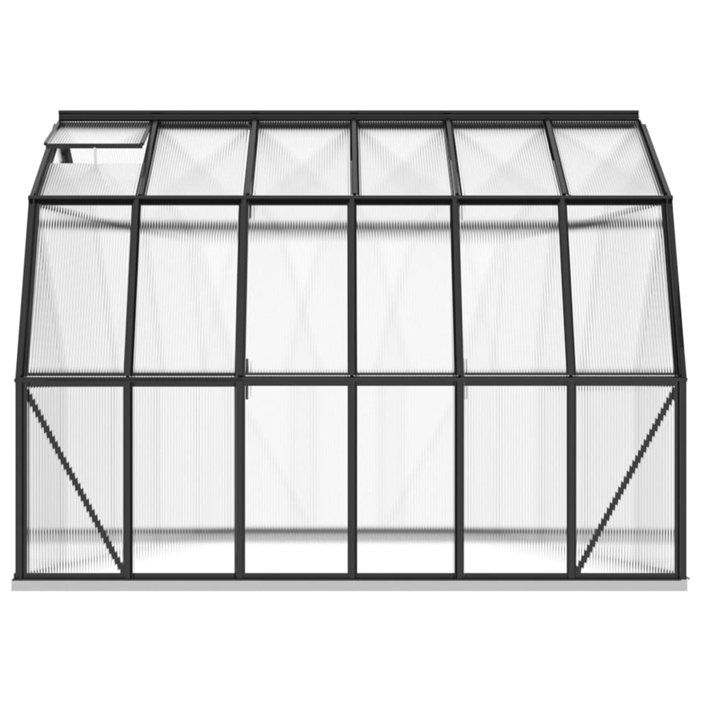 vidaXL Greenhouse with Base Frame Anthracite 9.53 m² Aluminium