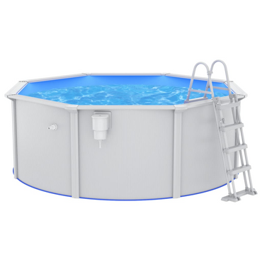 vidaXL Swimming Pool with Safety Ladder 360x120 cm