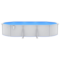 vidaXL Swimming Pool with Safety Ladder 610x360x120 cm - Durable and Easy to Install