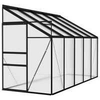 vidaXL Greenhouse Anthracite Aluminium 6.23 m³ - Protect and Nurture Your Plants