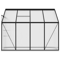 vidaXL Greenhouse Anthracite Aluminium 5.24 m³