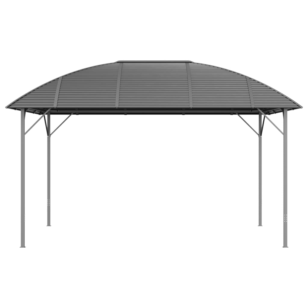 vidaXL Gazebo with Arch Roof 3x4 m Anthracite - Sturdy and Stylish