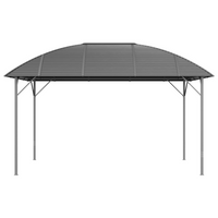 vidaXL Gazebo with Arch Roof 3x4 m Anthracite - Sturdy and Stylish