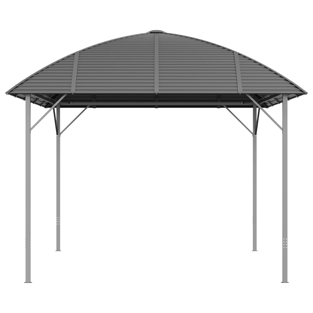 vidaXL Gazebo with Arch Roof 3x4 m Anthracite - Sturdy and Stylish