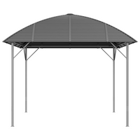 vidaXL Gazebo with Arch Roof 3x4 m Anthracite - Sturdy and Stylish