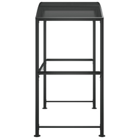 vidaXL BBQ Gazebo with Side Shelves Anthracite 210x114x230 cm Steel