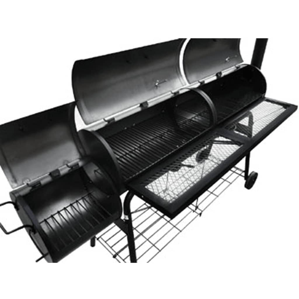 vidaXL Smoker BBQ Nevada XL Black