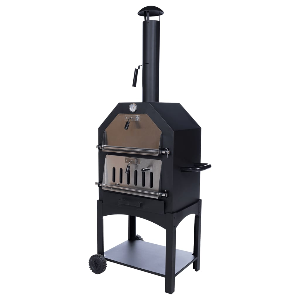 RedFire Outdoor Pizza Oven Lorenzo Black LOR17 - Authentic Italian Cooking