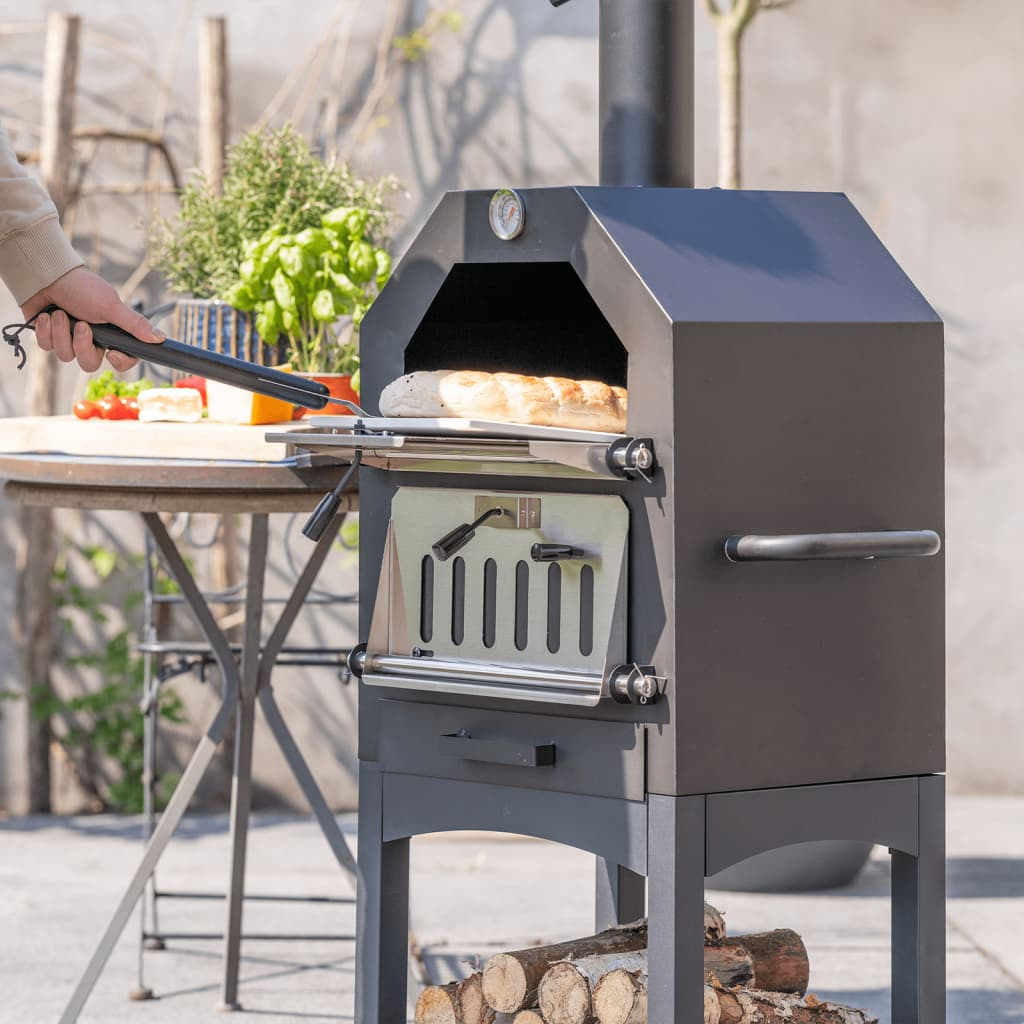 RedFire Outdoor Pizza Oven Lorenzo Black LOR17 - Authentic Italian Cooking