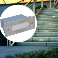 2 LED Recessed Stair Light - Clever Lighting Solution for Your Stairwell