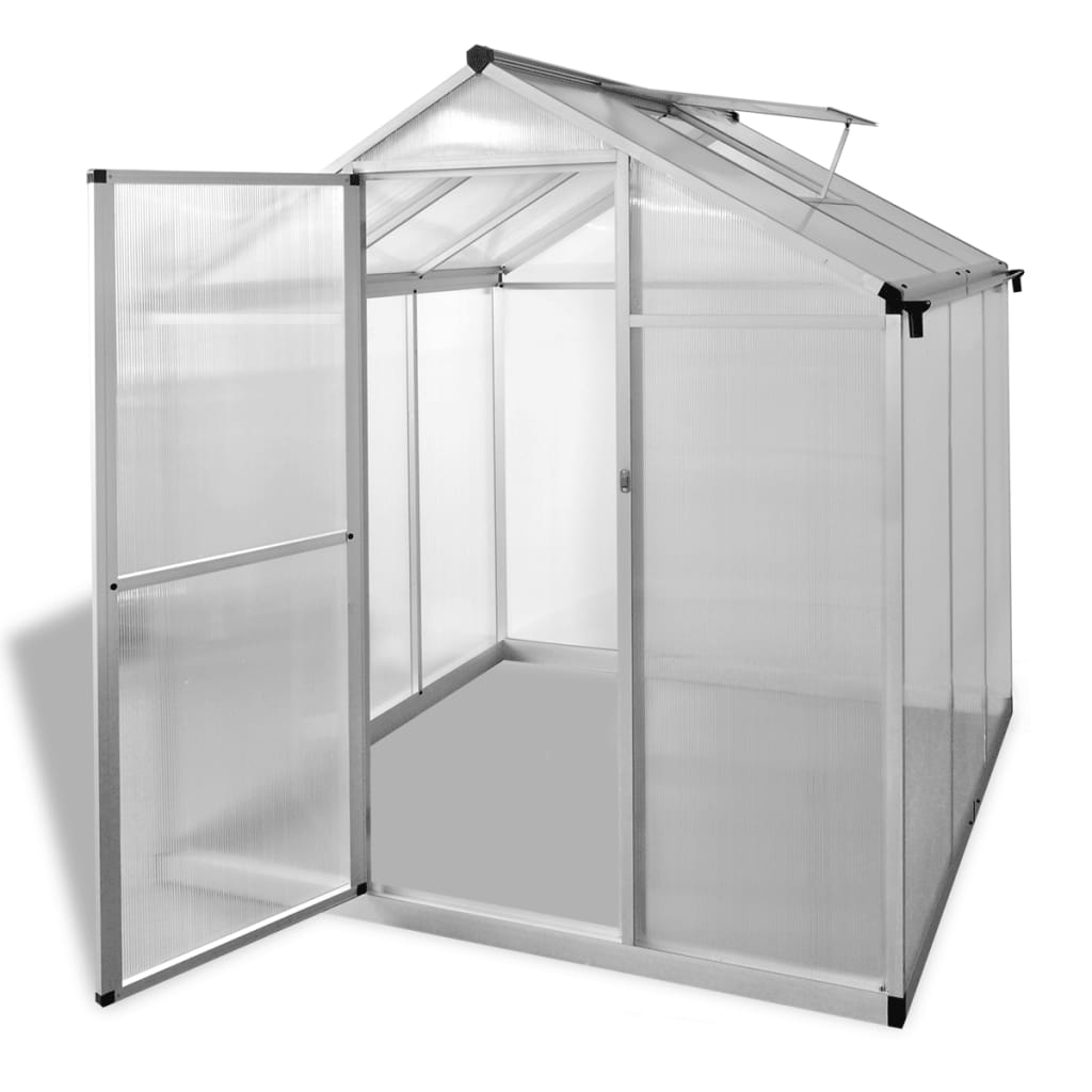 vidaXL Greenhouse Reinforced Aluminium 3.46 m² - Protect Your Plants in All Seasons