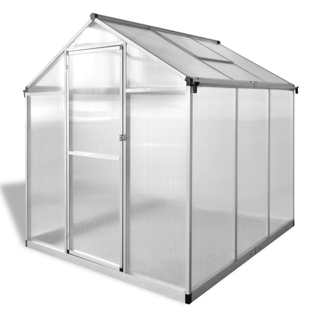 vidaXL Greenhouse Reinforced Aluminium 3.46 m² - Protect Your Plants in All Seasons