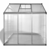 vidaXL Greenhouse Reinforced Aluminium 3.46 m² - Protect Your Plants in All Seasons