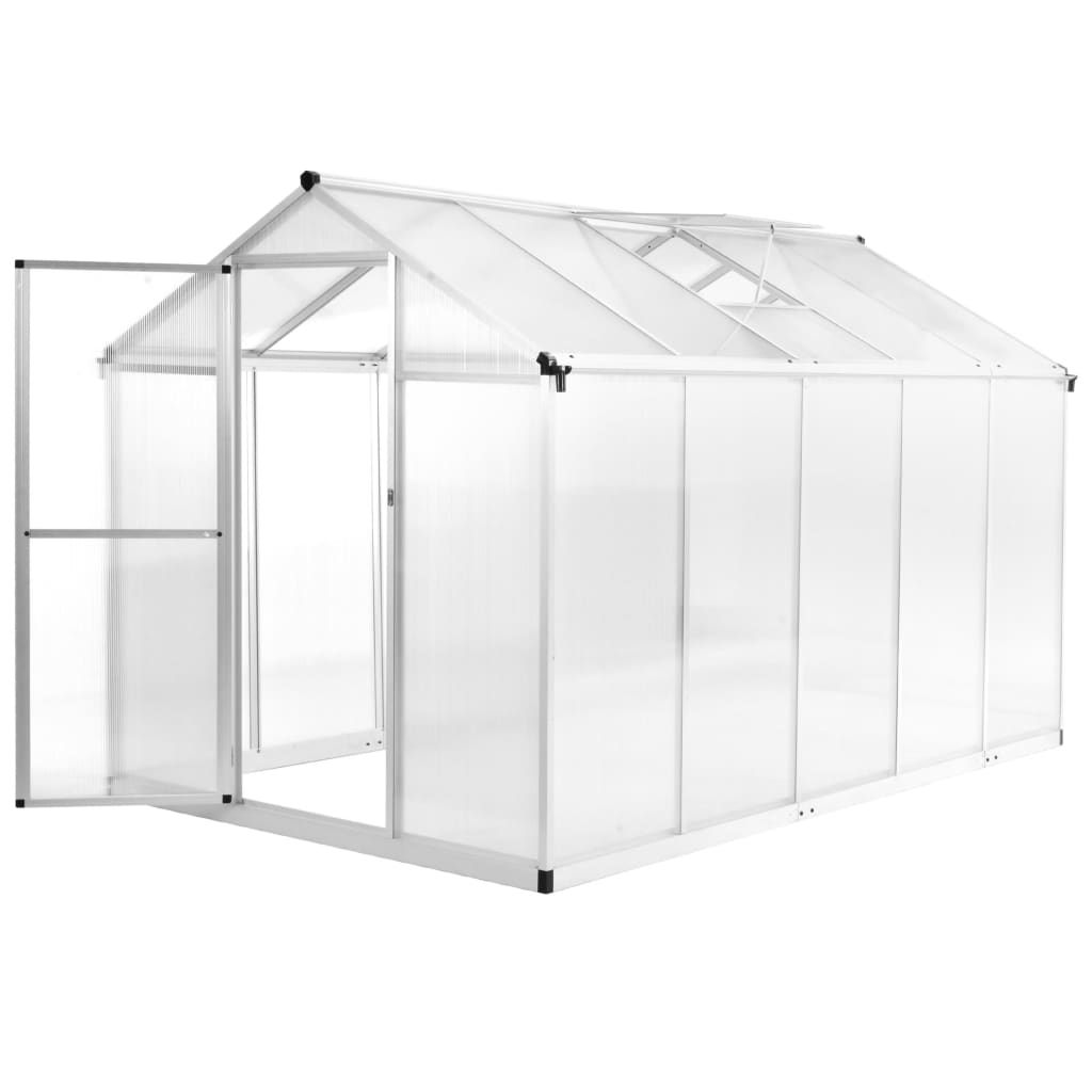 vidaXL Greenhouse Aluminium 302x190x195 cm - Grow Your Own Plants with Ease