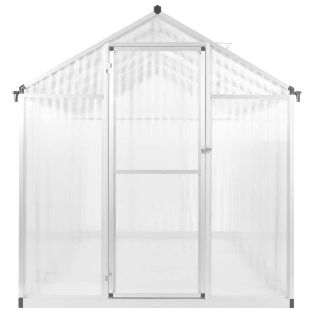 vidaXL Greenhouse Aluminium 421x190x195 cm 15.6 m³ - Durable and Thermally Insulated