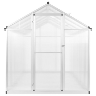 vidaXL Greenhouse Aluminium 421x190x195 cm 15.6 m³ - Durable and Thermally Insulated