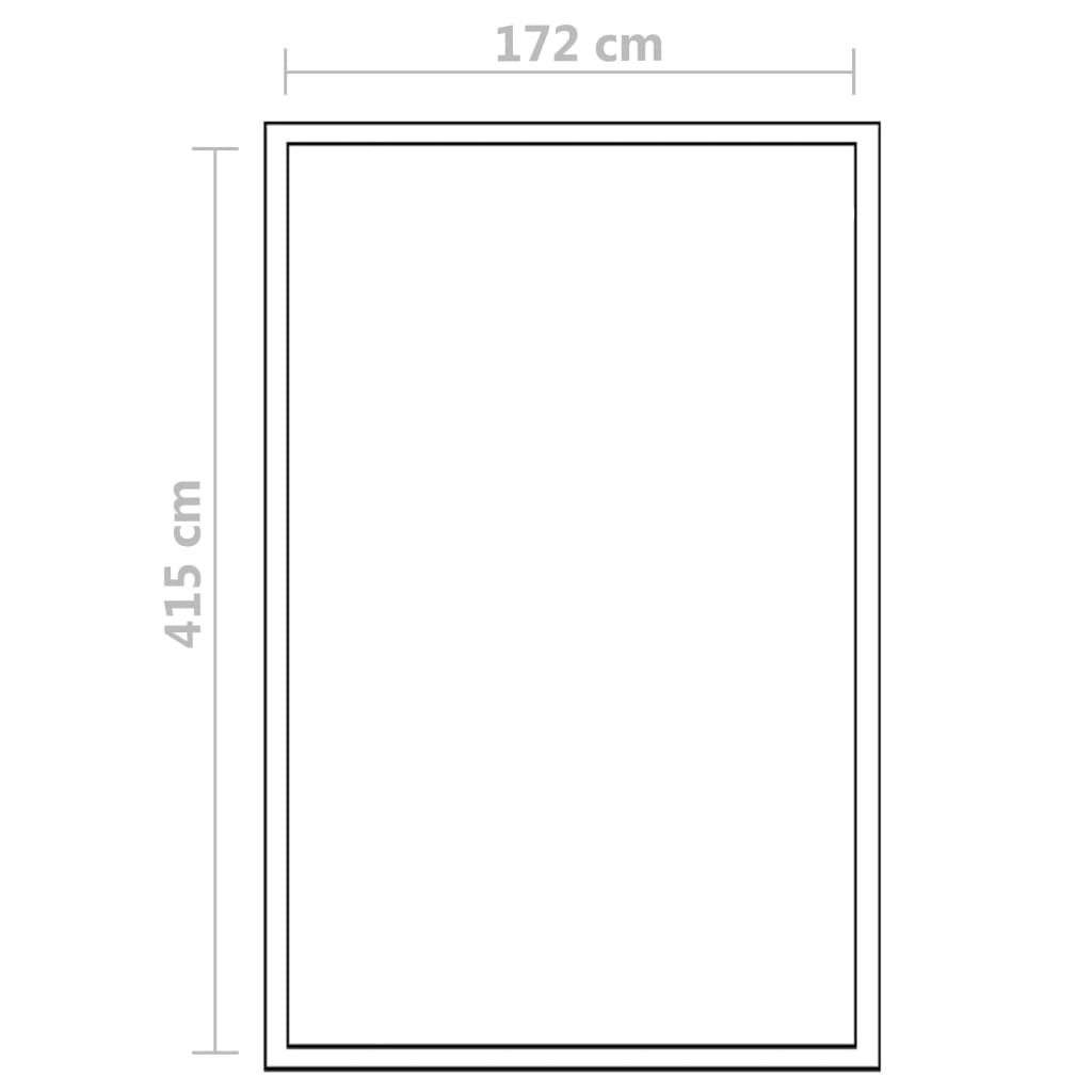 vidaXL Greenhouse Aluminium 421x190x195 cm 15.6 m³ - Durable and Thermally Insulated