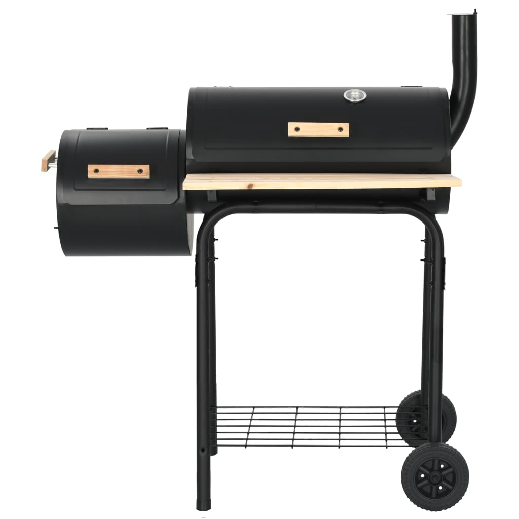 vidaXL Classic Charcoal BBQ Offset Smoker