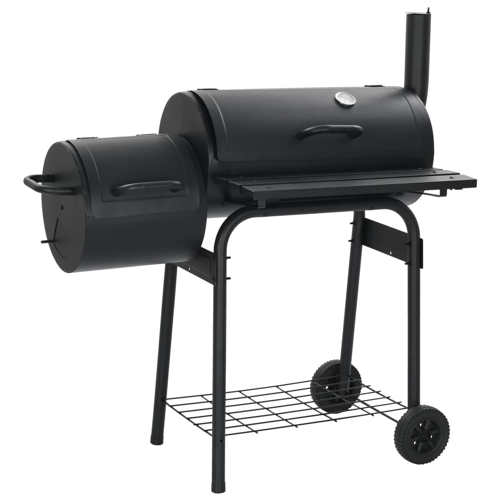 vidaXL Classic Charcoal BBQ Offset Smoker