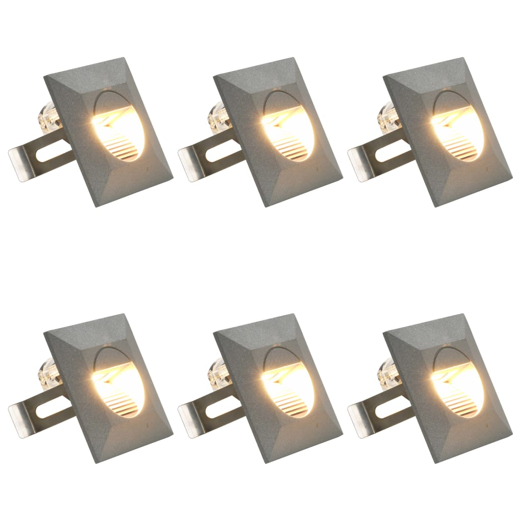 vidaXL Outdoor LED Wall Lights 6 pcs - Weather-proof and Stylish