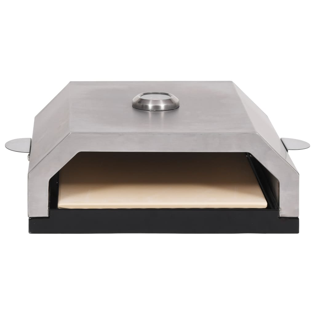 vidaXL Pizza Oven with Ceramic Stone for Gas Charcoal BBQ