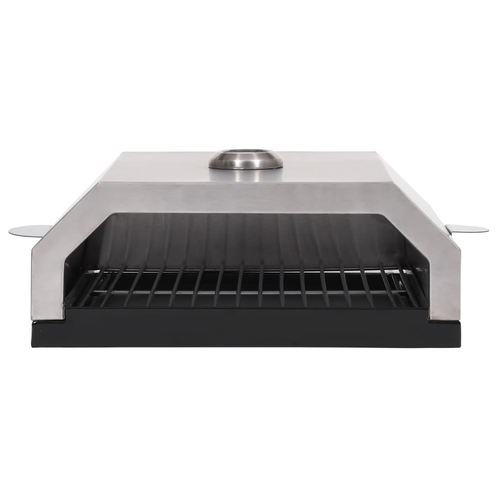 vidaXL Pizza Oven with Ceramic Stone for Gas Charcoal BBQ