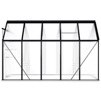 vidaXL Greenhouse with Base Frame Anthracite Aluminium 5.89 m²