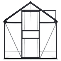 vidaXL Greenhouse with Base Frame Anthracite Aluminium 4.75 m²