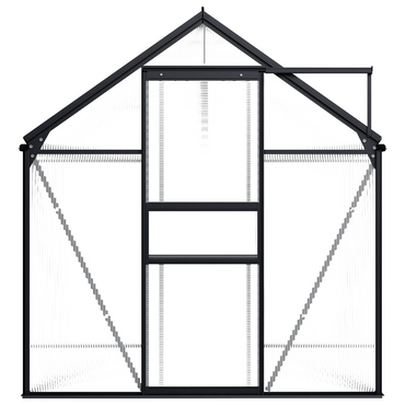 vidaXL Greenhouse Anthracite Aluminium 4.75 m² - Protect Your Plants with a Spacious and Sturdy Greenhouse