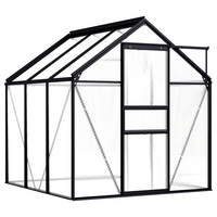 vidaXL Greenhouse Anthracite Aluminium 3.61 m² - Protect Your Plants All Year Round