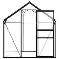 vidaXL Greenhouse Anthracite Aluminium 3.61 m² - Protect Your Plants All Year Round