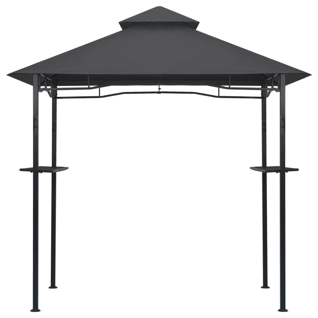 vidaXL BBQ Gazebo 240x150x255 cm Anthracite Steel