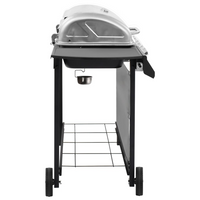 vidaXL Gas BBQ Grill with 6 Burners Black and Silver - Outdoor Cooking at Its Best