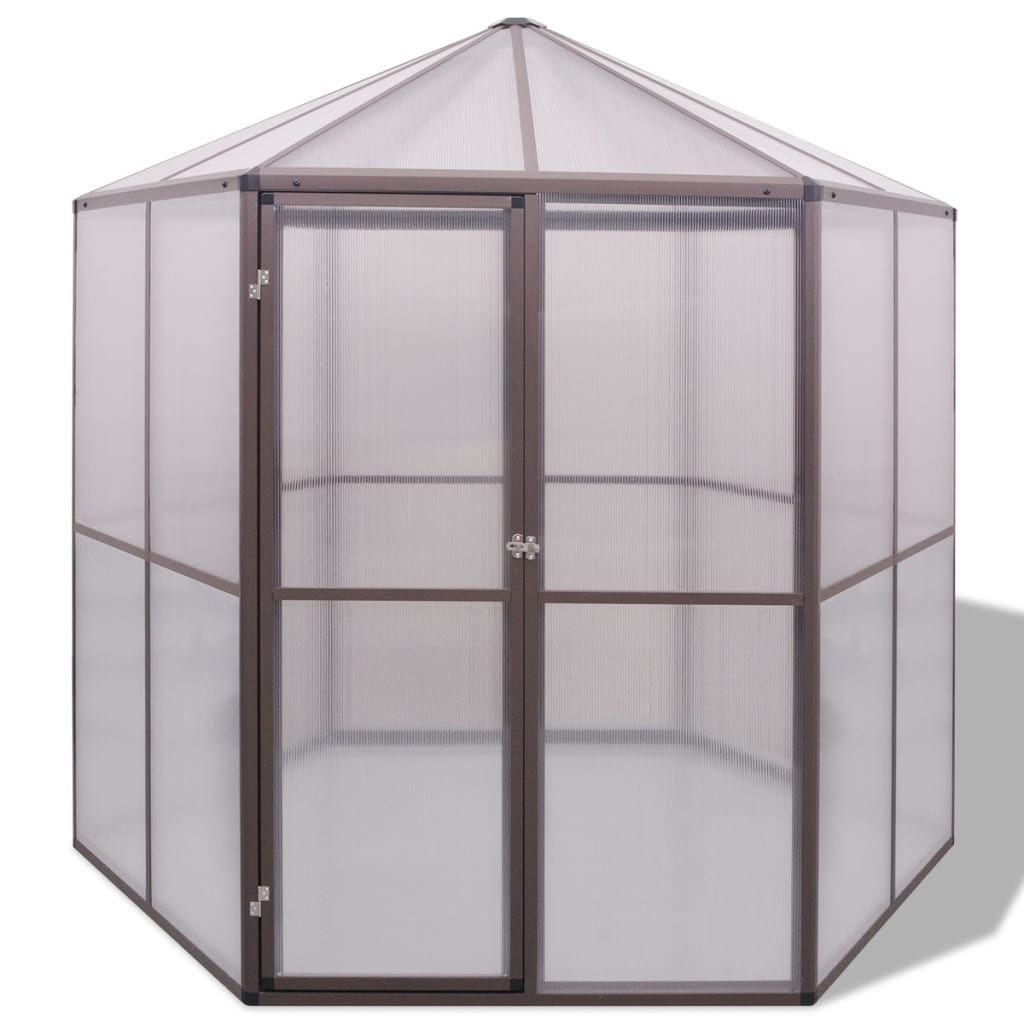 vidaXL Greenhouse Aluminium 240x211x232 cm - Spacious and Weather-Resistant