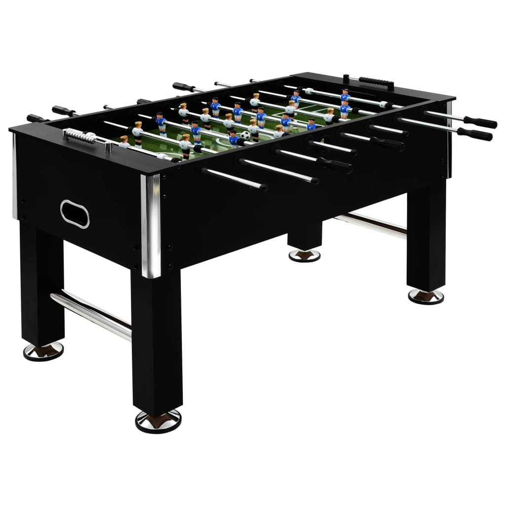 vidaXL Football Table Steel 60 kg 140x74.5x87.5 cm Black - Buy Online at Best Price