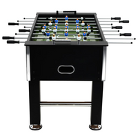 vidaXL Football Table Steel 60 kg 140x74.5x87.5 cm Black - Buy Online at Best Price