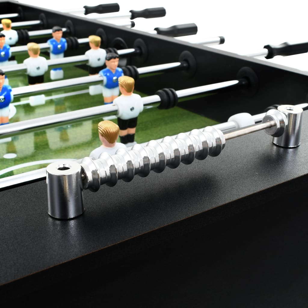 vidaXL Football Table Steel 60 kg 140x74.5x87.5 cm Black - Buy Online at Best Price